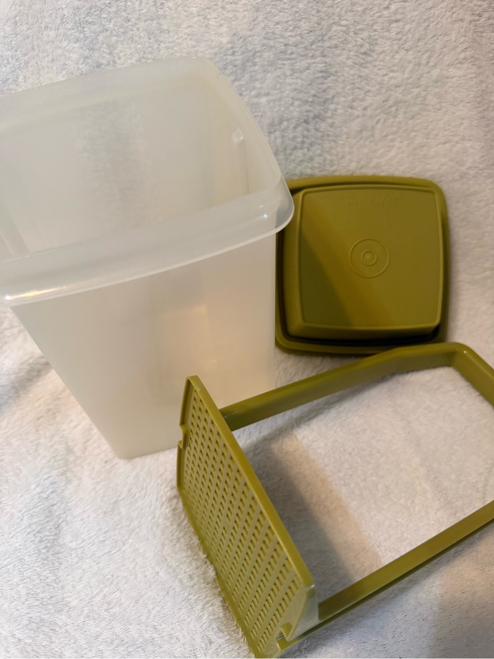 Vintage Tupperware pickle keeper